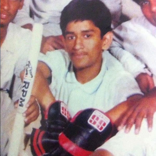 MS Dhoni's Childhood Picture