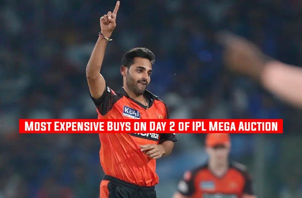 Top 5: Most Expensive Buys on Day 2 of IPL Mega Auction