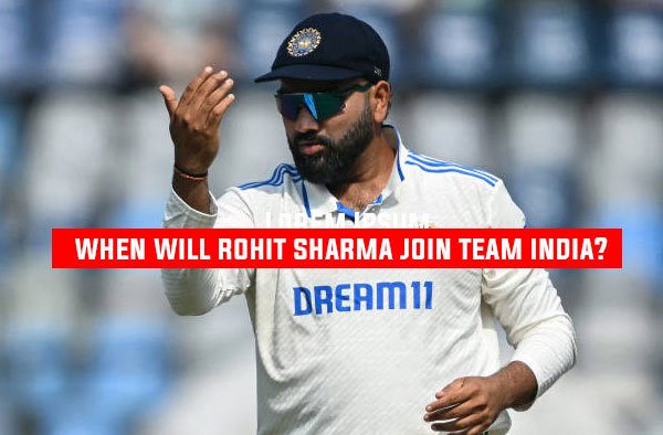 When is Rohit Sharma going to join team India in Perth?