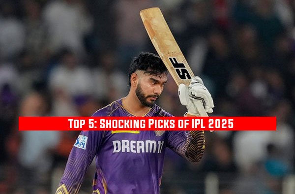 Top 5: Shocking Picks of IPL 2025