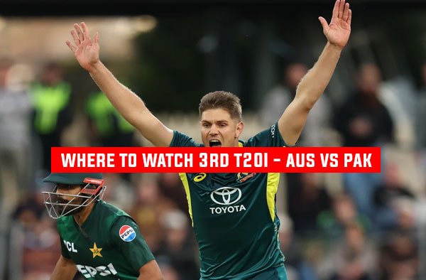 Where to watch 3rd T20I between Pakistan vs Australia Women?