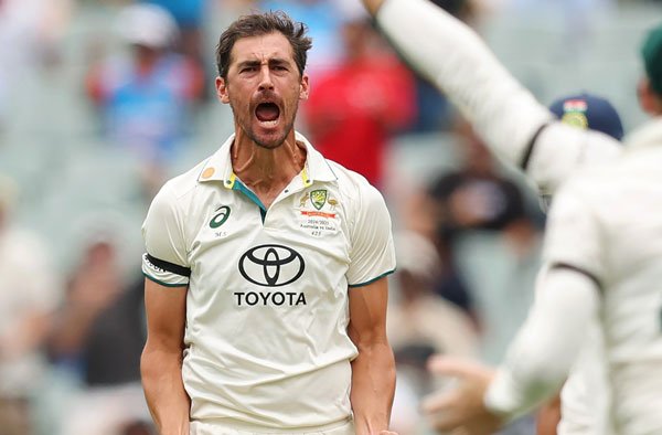 Mitchell Starc’s Stunning 6-Wicket Haul Restricts India to 180 in Adelaide Test