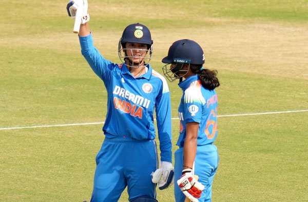 Smriti Mandhana Smashes Record-Breaking Century in India Women’s ODI Series Win. PC: Getty