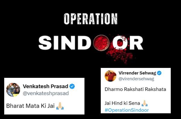 Indian Cricketers Laud Army’s Operation Sindoor With Patriotic Posts
